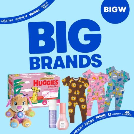 Big W Brands sale 2