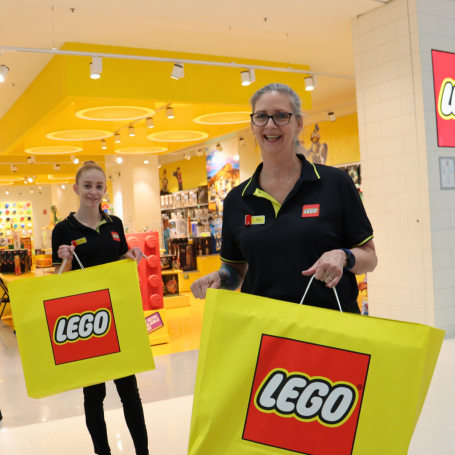 LEGO Townsville store manager and assistant